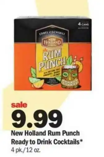 Meijer New Holland Rum Punch Ready To Drink Cocktails offer