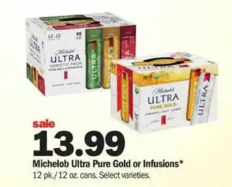 Meijer Michelob Ultra Pure Gold Or Infusions offer