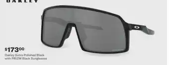 Academy Oakley Sutro Polished Black With Prizm Black Sunglasses offer
