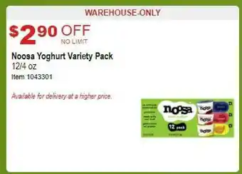 Costco Noosa Yoghurt Variety Pack offer
