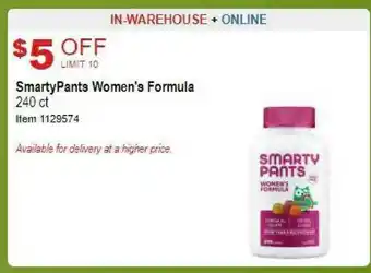 Costco Smartypants Women's Formula offer