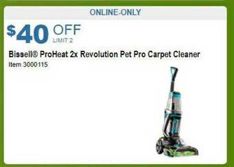 Costco Bissell Proheat 2x Revolution Pet Pro Carpet Cleaner offer