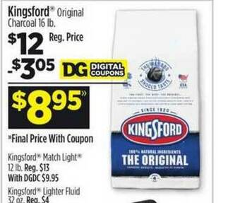 Dollar General Kingsford Original Charcoal offer