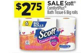 Dollar General Scott Comfortplus Bath Tissue offer