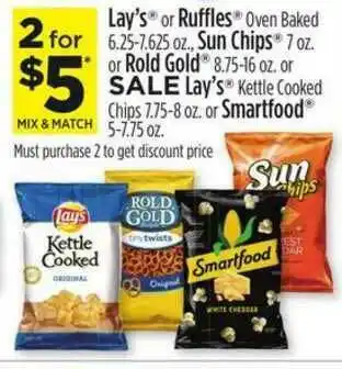 Dollar General Lay's Or Ruffles Sun Chips Or Orld Gold Lay's Or Smartfood offer