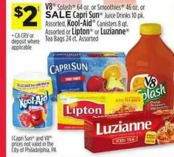Dollar General Capri Sun Kool-aid Or Lipton Or Luzianne offer