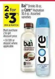 Dollar General Bai Drink Or Core offer