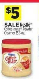 Dollar General Nestlé Coffee-mate Powder Creamer offer