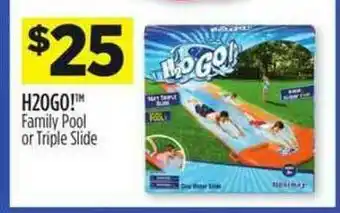 Dollar General H2ogo! Family Pool Or Triple Slide offer