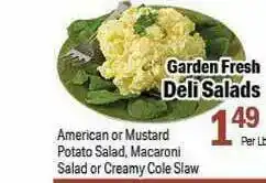 Holiday Foods Garden Fresh Deli Salads offer
