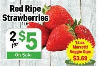 Holiday Foods Red Ripe Strawberries offer