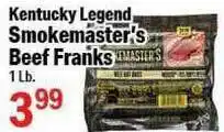 Holiday Foods Kentucky Legend Smokemaster's Beef Franks offer
