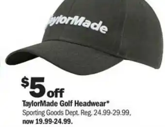 Meijer TaylorMade Off Headwear offer