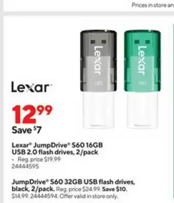 Lexar Jumpdrive S60 16gb Usb 2.0 Drives