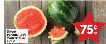 Albertsons Sweet Personal Size Watermelon offer