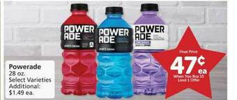 Albertsons Powerade offer