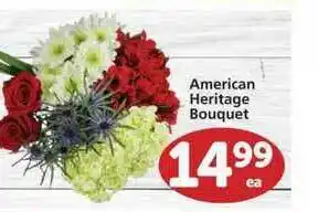 Albertsons American Heritage Bouquet offer