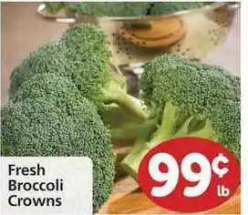 Albertsons Fresh Broccoli Crowns offer