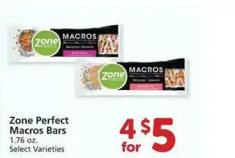 Albertsons Zone Perfect Macros Bars offer