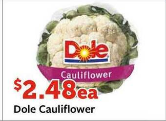 Fareway Dole Cauliflower offer