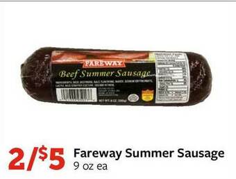 Fareway Fareway Summer Sausage offer