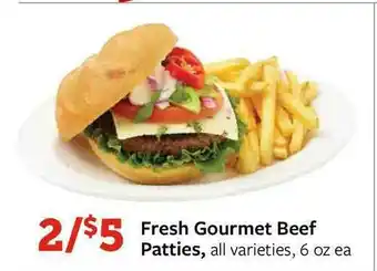 Fareway Fresh Gourmet Beef Patties offer