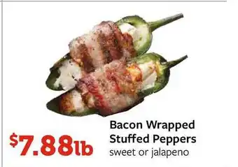 Fareway Bacon Wrapped Stuffed Peppers offer