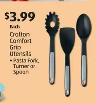 Aldi Crofton Comfort Grip Utensils offer