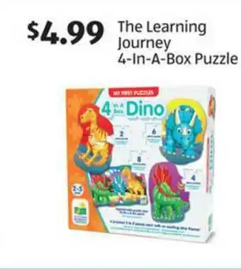 Aldi The Learning Journey 4-In-A-Box Puzzle offer
