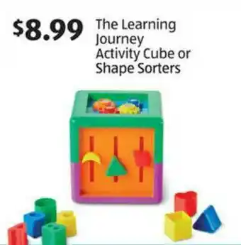 Aldi The Learning Journey Activity Cube Or Shape Sorters offer
