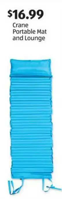 Aldi Crane Portable Mat And Lounge offer