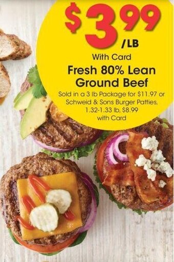 Kroger Fresh 80% Lean Ground Beef offer