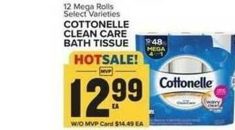 Food Lion Cottonelle Clean Care Bath Tissue offer