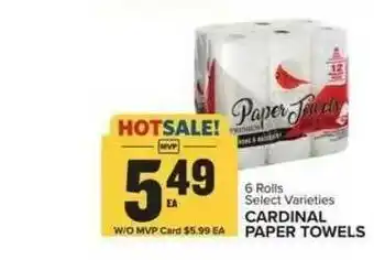 Food Lion Cardinal Paper Towels offer