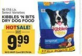 Food Lion Kibbles 'N Bits Dry Dog Food offer