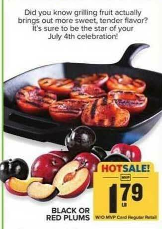 Food Lion Black Or Red Plums offer