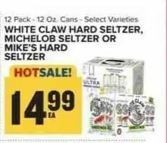 Food Lion White Claw Hard Seltzer, Michelob Seltzer Or Mike's Hard Seltzer offer