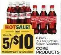 Food Lion Coke Products .5 Liter Bottles offer