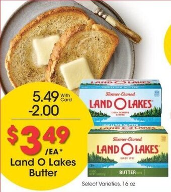 Kroger Land O Lakes Butter offer