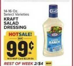 Food Lion Kraft Salad Dressing offer