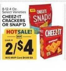 Food Lion Cheez-It Crackers Or Snap'D offer