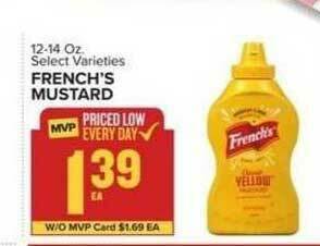 Food Lion French's Mustard offer