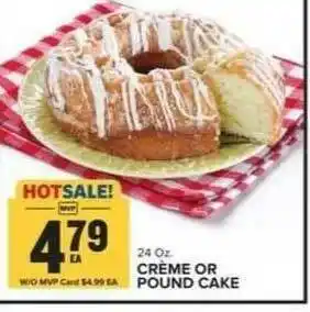 Food Lion Crème Or Pound Cake offer