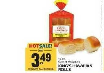 Food Lion King's Hawaiian Rolls offer