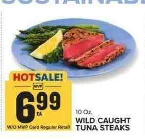 Food Lion Wild Caught Tuna Steaks offer