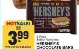 Food Lion Hershey's Chocolate Bars offer