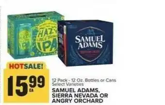Food Lion Samuel Adams, Sierra Nevada Or Angry Orchard 12 Oz. Bottles Or Cans offer