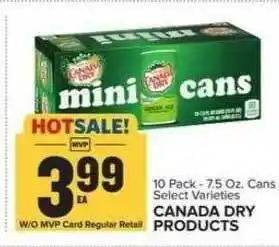 Food Lion Canada Dry Products 7.5 Oz. Cans offer