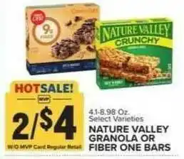 Food Lion Nature Valley Granola Or Fiber One Bars offer