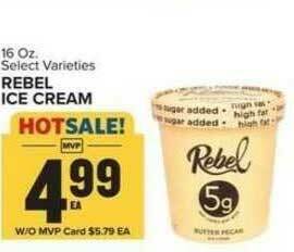 Food Lion Rebel Ice Cream offer